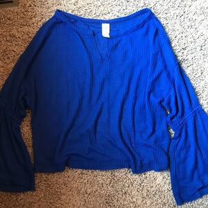 Free people bell sleeved shirt